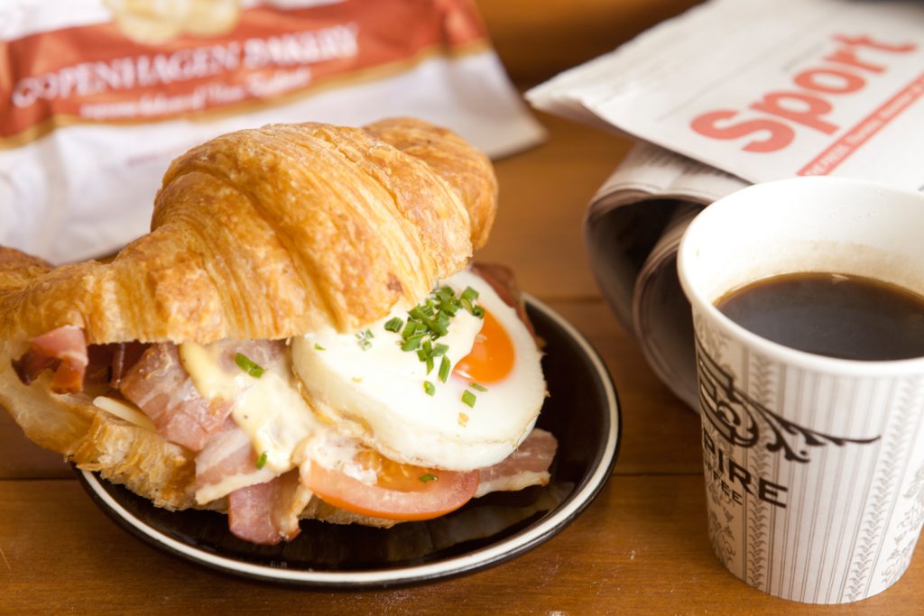 BACON & EGG CROISSANT Copenhagen Bakery